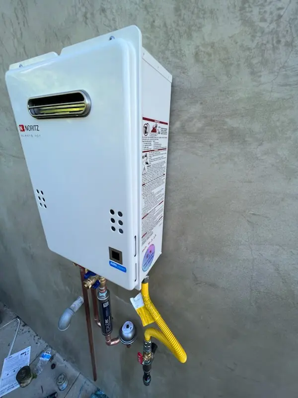 Tankless water heater installation for Hoars Addition homes